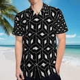 thumbnail image 5 of High Quality Hawaiian Shirts for Men Short Sleeve Aloha Beach Shirt Floral Summer Casual Button Down Shirts Blouses XHCEVS, 5 of 7
