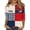 Navy #352, variant on KDDYLITQ Womens 250th Anniversary Independence Day Shirts Liberty National Flag Print Crew Neck Tops 4th July Red White and Blue Freedom Tees Printed Graphic 3/4 Sleeve T-Shirts Multicolor 2XL