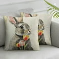 thumbnail image 2 of QZHH  Easter Throw Pillow Covers  Spring Easter Pillow Covers Easter Cross Bunny Eggs Hunt Truck Cushion Covers Pillow Cases for Home Outdoor Sofa Couch Decoration&nbsp;2pc, 2 of 6