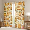 thumbnail image 2 of jejeloiu Capybara Animals Lovers Curtains Pack of 2 (42x84 Each),Sweet Cake Ice Cream Curtains Blackout For Girls Teens, 2 of 6