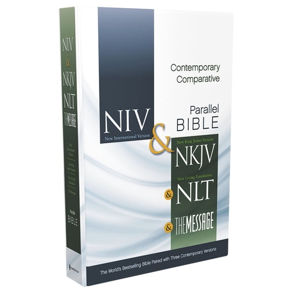 Contemporary Comparative Side-By-Side Bible-PR-NIV/NKJV/NLT/MS (Hardcover)