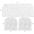 thumbnail image 3 of RSH Décor Indoor Outdoor 3 Piece Tufted Wicker Cushion Set, Standard, Yellow & White, 3 of 6