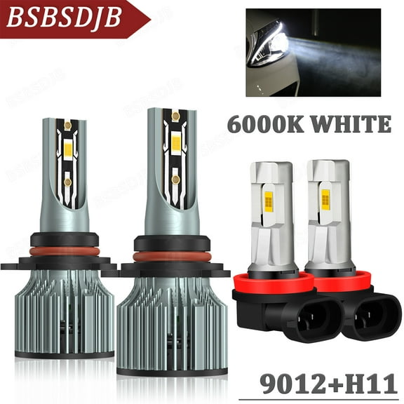 For Chrysler 200 2013 2014 2015 LED Headlight High Low Beam   Fog Light Bulbs