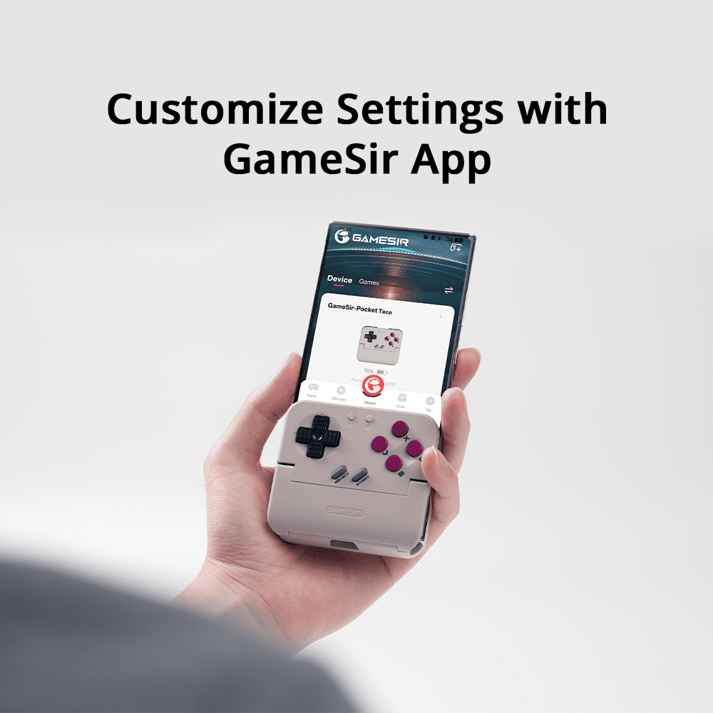 GameSir Pocket Taco - Bluetooth Mobile Gaming Controller, Perfect