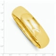 thumbnail image 2 of 14K Yellow Gold 11/16 High Polished Hinged Bangle Bracelet, 2 of 2