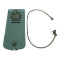 thumbnail image 4 of Water Pouch Hydration Pack, Excellent Sealing Translucent OD Green 100cm PVC Water Pipe Portable Cycling Hydration Bladder Dust Cover Food Grade  for Hiking 2L, 4 of 7
