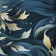 thumbnail image 2 of Designart "Zen Tranquility With Chrysanthemum In White And Blue II" Floral Blackout Curtain Panels, 2 of 4