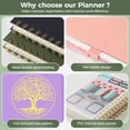 thumbnail image 2 of NIRMIRO 2026-2027 Academic Planner, July 2026 to June 2027 Weekly & Monthly Spiral Planner with Tree Cover, 5.7"x8.4", 12 Tabs, To-Do Lists & Notes for Teachers & Students, 2 of 7