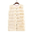 thumbnail image 4 of Viikei Coats for Women Plus Size Faux Coats Women Solid Warm and Fashion Outerwear Jackets, 4 of 5