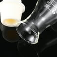 ITSELFER 1PC Glass Flask Conical Flask with Cork for Laboratory