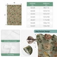 thumbnail image 6 of Vintage Spring Floral Tie Up Curtains 45 Inches Long, Kitchen Window Curtains Over Sink, Farmhouse Flowers Green Vintage Small Window Curtains Shade Balloon Curtains Valances for Bedroom/Cafe 34"x45", 6 of 8