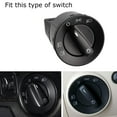 thumbnail image 2 of Elegant Black Aluminum Driver Side Headlamp Switch Surrounding Ring Cover Trim For Volkswagen PQ35 PQ46 Platform MK5 MK6 Golf GTI A5 Jetta, B6 B7 Passat CC Touran Tiguan, etc, 2 of 7