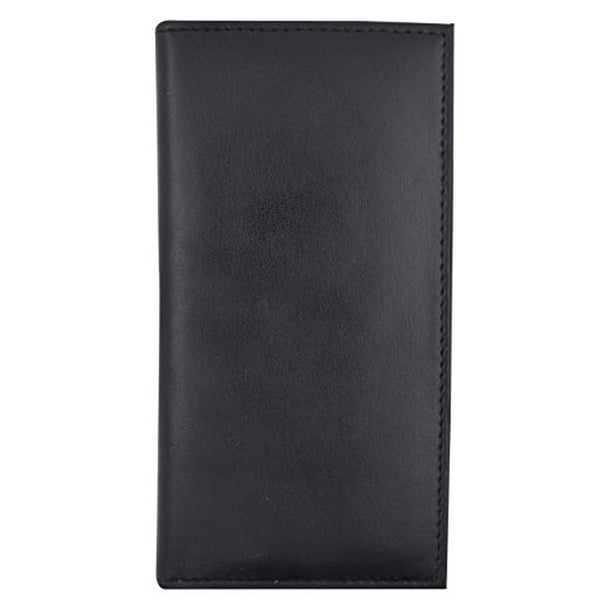 Basic PU Leather Checkbook Covers NEW COLORS (Black) - Walmart.com