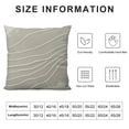 thumbnail image 5 of BANET Modern Minimalist Printed Throw Pillow with Vintage Texture, Square Sofa Cushion Cover, Living Room Decor Pillowcase, Bedroom Bed Pillow Cover. White, 5 of 5