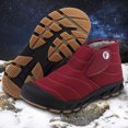 thumbnail image 3 of Botas de nieve Botas Mujer Hombre Nieve Resistente Al Agua Zapatos De Invierno Botines (40) Rojo Ndcxsfigh Tenis De Mujer Tenis De Hombre, 3 of 5