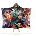 thumbnail image 5 of My Hero Academia Hooded Blanket Poncho, Wearable Hooded Blanket Cozy Soft Warm Plush Fleece Blanket for Adult Women Men, 5 of 7