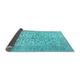 thumbnail image 2 of Ahgly Company Indoor Square Persian Light Blue Traditional Area Rugs, 6' Square, 2 of 4