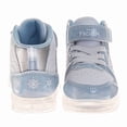 thumbnail image 5 of Disney Frozen Girls Anna & Elsa Light-Up High-Top Sneakers with Hook and Loop Closure (Toddler), Blue, Size: 11, 5 of 7