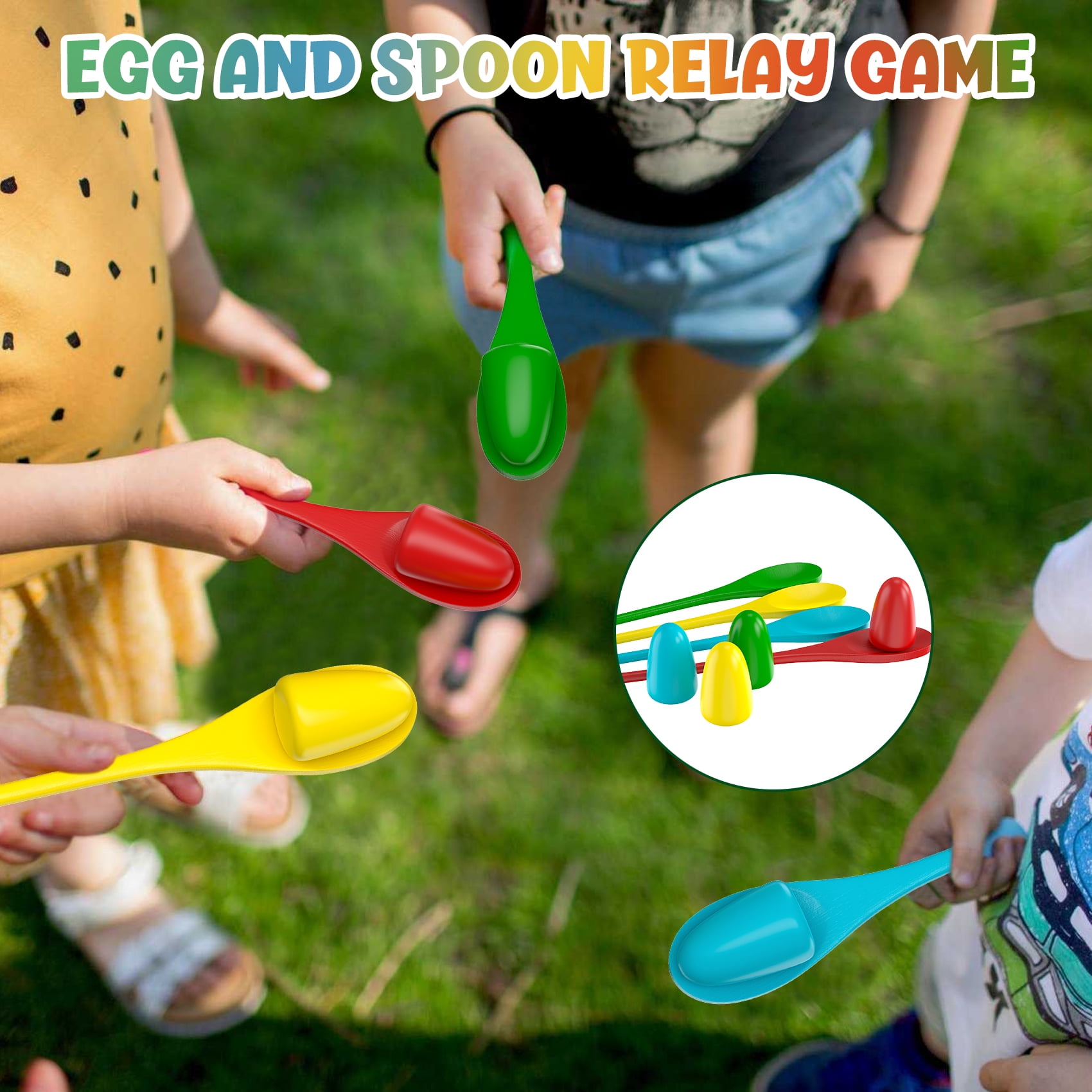 Zsiparty 29 Pcs Potato Sack Race Bags, 3 Legged Race Bands, Summer Toys Outdoor Games for Kids & Family