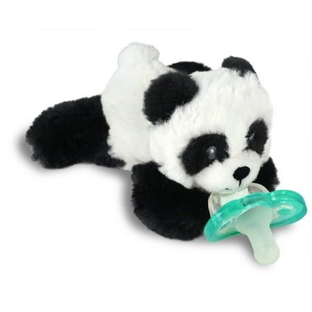 UPC: 0857371001514 | RaZbaby RaZbuddy Paci Holder – Detachable JollyPop Pacifier 0m+ – Panda – Bpa Free – Pacifier Made in USA