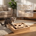 thumbnail image 2 of 2026 New Cat Scratch Puzzle Enrichment Box: Nail File Stress Free Alternative to Clippers and Grinders, Cat Nail File Enrichment Box with Sandpaper Inside Bell Ball for Indoor (1pcs-B), 2 of 5