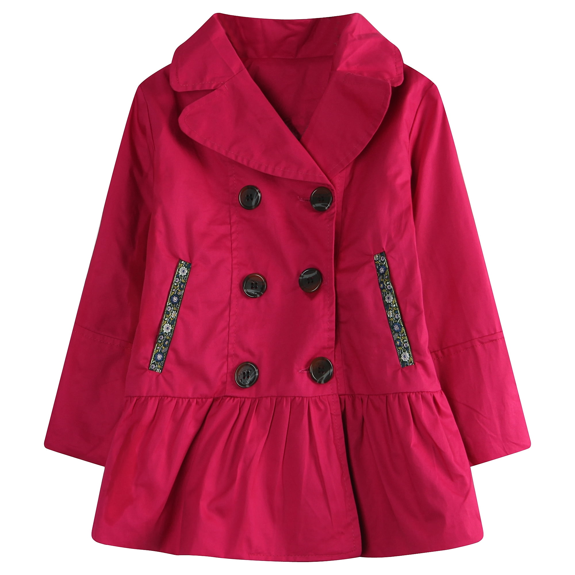 pink lapel coat