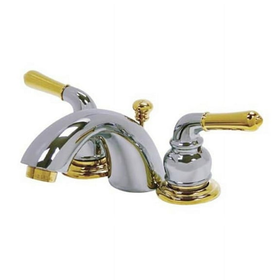 Two Handle 4 in. to 8 in. Mini Widespread Lavatory Faucet with Retail Pop-up