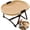 Khaki, variant on CLIQKWEN Premium Product Foldable Cat Hammock - Free Standing Elevated Pet Bed with Breathable Mesh - Lightweight No Assembly Cat Cot for Indoors and Outdoors - for Cats and Small Dogs