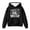 Black, variant on CONFREE Hoodies for Teen Girls Long Sleeve Hooded Sweatshirt for Girls Trendy Big Sister Letter Prints Fashion Preppy Pullover Tops With Pocket