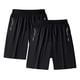 thumbnail image 3 of 2 Pcs Short Cómodo Suelto Ejercicio Correr Gym Para Hombre, 3 of 8