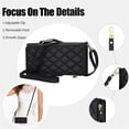 thumbnail image 6 of For Samsung Galaxy S25 Ultra 5G RFID Blocking Wallet Case, Crossbody Purse Phone Case with 9 Card Slots, Zipper Pocket & Detachable Strap,Black,For Galaxy S25 Ultra 5G, 6 of 9