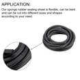thumbnail image 4 of Unique Bargains Sealing Strip, Solid Round Sponge Rubber Weather Strip 11.48Ft x 0.4''W, 4 of 6
