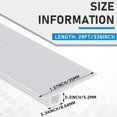 thumbnail image 2 of Puerta corredera de vinilo Bug Seal Strip Pushglossy de 8,5 m, blanca, 2 of 7