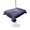 Purple, Black, Gray, variant on Outdoor Tablecloth with Umbrella Hole for Patio/Picnic/Party/Camping, Foggy Forest Purple Waterproof Table Cloth Rectangle Table Cover Washable, Spooky Branch Tree Crow Bird Moon (60"x 120")