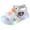 White, variant on Light On LED Baby Shoes Children Sandals Boy Soft Soled Kids Beach Shoes Casual Cartoon Light Up Sandals,Color:Black