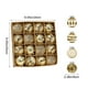 thumbnail image 3 of Christmas Decorations Christmas Ball Set Electroplated Plastic Painteds Christmas Tree Ornaments 6cm 16 Pieces, 3 of 6
