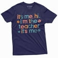 thumbnail image 5 of It's me Teacher funny T-shirt back to school teacher gift unisex ladies mens shirts school tee shirt (Large Military Green), 5 of 7