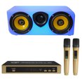 thumbnail image 1 of Rockville Portable KARAOKE Machine Bluetooth LED Speaker System+2) Wireless Mics, 1 of 17