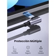 thumbnail image 2 of Cable USB C a C UGREEN Negro de 0.5M con Carga Rápida 60W para iPhone, Galaxy, MacBook Pro e iPad Pr, 2 of 7