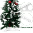 thumbnail image 4 of AURARMLET 1 Set Transparent Plastic Xmas Tree Stand Rack Sturdy Craft Supply for Home Family Holiday Decoration, 4 of 8