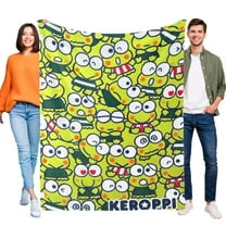Keroppi Frog-themed Pals Plush Throw Blanket Gifts for Fans Girls Boys Women Present Suitable for a variety of settings 40''*60''(100*150cm)