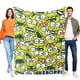 thumbnail image 1 of Keroppi anti-pilling, suave, ligera, esponjosa y acogedora de lujo para hogar y cocina – Perfecta para niños y adultos,100X130cm, 1 of 6