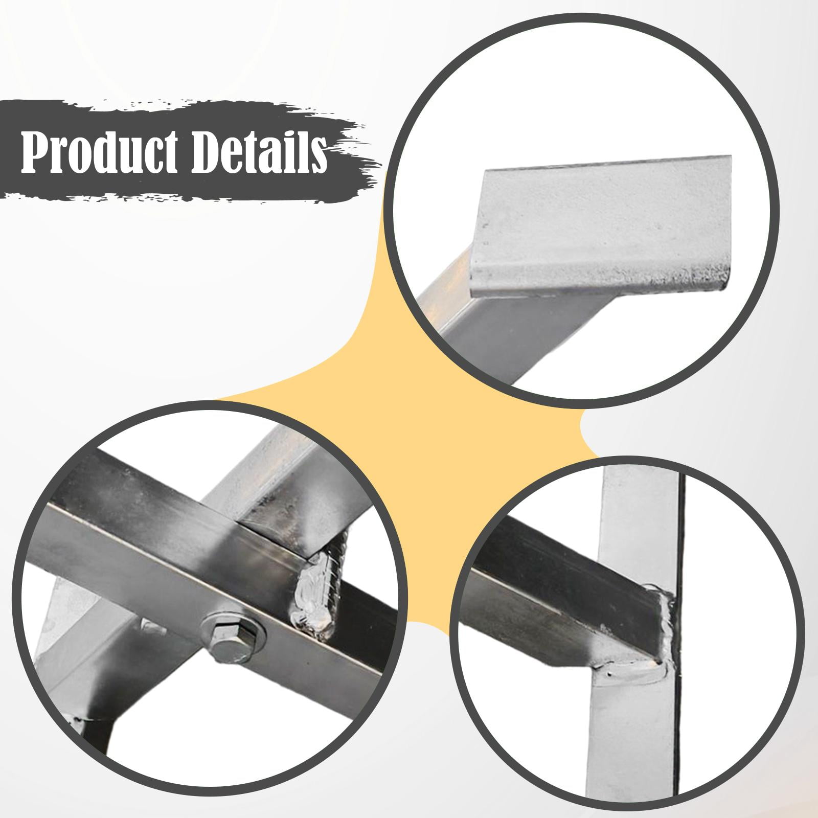 Motorcycle Jack Lift Stand Repair Stand Tire Replacement Bracket Sturdy Metal Frame for Repair Shops DIY Use