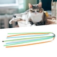 thumbnail image 3 of Cat Wand Toy, Cat String Stick Soft Ribbon Lightweight Colorful  For Indoor For Kitten, 3 of 8
