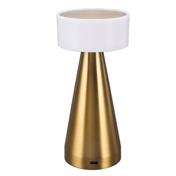 Lámpara De Mesa Inalámbrica Industrial Minimalista, Luz De Escritorio LED De 3 Colores Con Batería De 1800 MAh, Lámpara De Noche Para Dormitorio, Comedor, Oficina