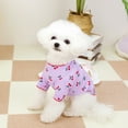 thumbnail image 2 of Adorable Pet Clothes for Cats & Small Dogs - Charming Spring & Autumn Wear Breathable Casual T-shirts, 2 of 5