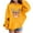 Yellow, variant on Lorytime Christmas Kids Hoodies for Boys Unisex Reindeer Snowflakes Sweatshirt Long Sleeve Pullover Drop Shoulder Tops
