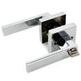 thumbnail image 6 of Privacy Lever Style Chrome Crown Door Handle 8 Pack by Villar Home Designs, 6 of 8