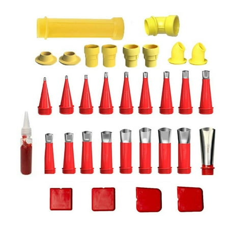 

SHISHIan Clearance Integrated Rubber Nozzle Tool Kit 2024 New Various Sizes Cartridge Tips Transparent Silicone Covers Silicone Pointed Cartridge Tips Tool Kit 1 Set Of Sealant Glass Nozzle Multi-Colo