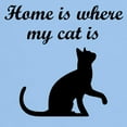 thumbnail image 3 of CafePress - Home Is Where My Cat Is T Shirt - Men's Classic Graphic T-Shirt, 3 of 4